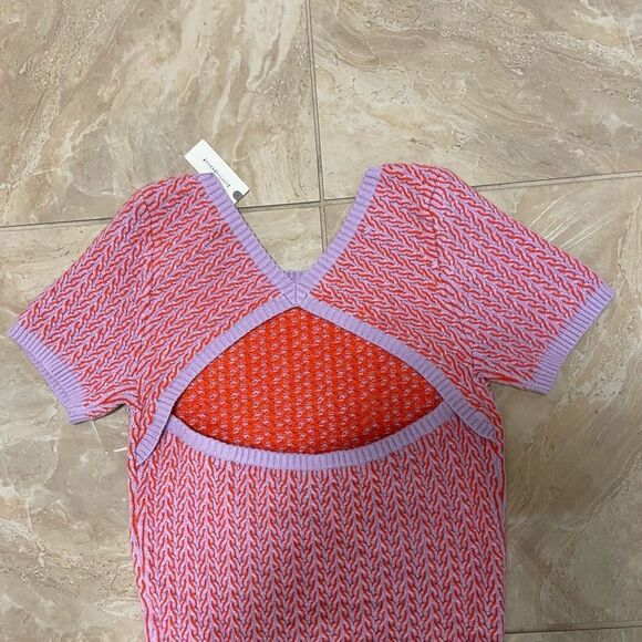 NWT Anthropologie Maeve Color-blocked knit set size M - Picture 7 of 14